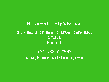 Himachal TripAdvisor, Manali