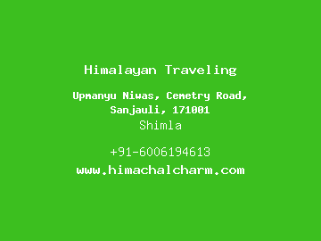 Himalayan Traveling, Shimla