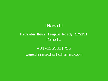 iManali, Manali