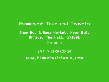 Manmahesh Tour and Travels, Shimla
