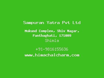 Sampuran Yatra Pvt Ltd, Shimla